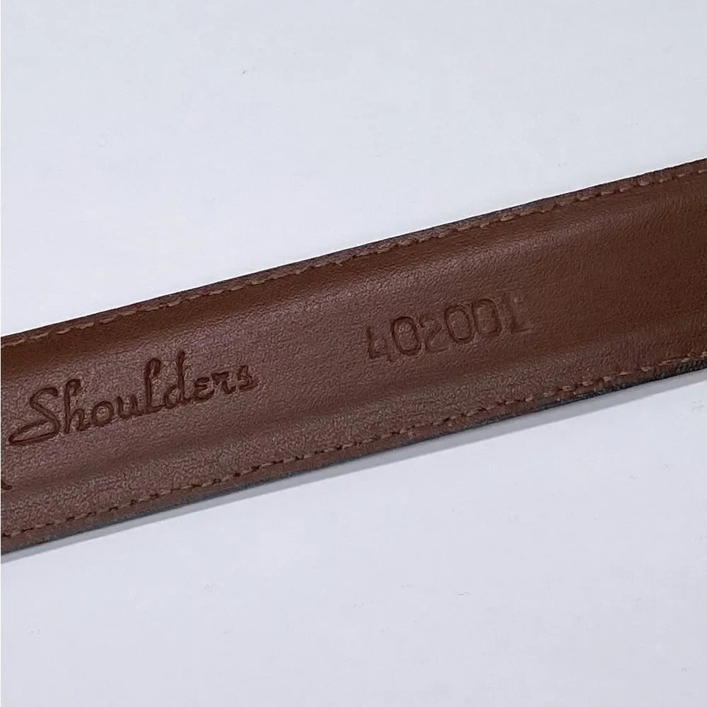Saks Fifth Avenue Brown Leather Belt size 44